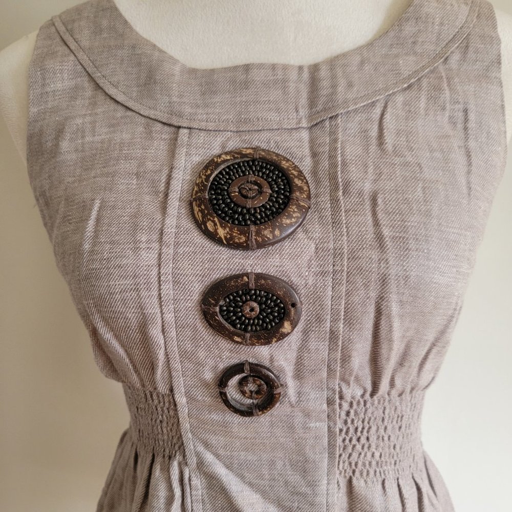 Button Tunic Top - Picture 2 of 3